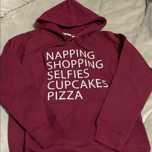 Maroon Joe Boxer Juniors Hoodie XL